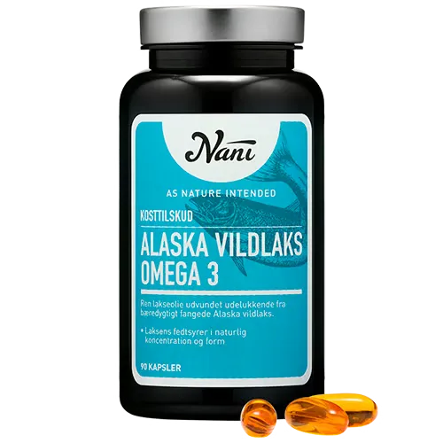 Nani Alaska Vildlaks Omega 3 (90 kaps)
