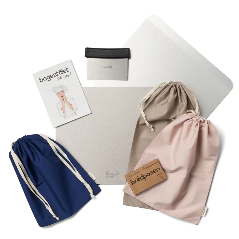 Bagestålet + Kombispaden + Dejskæreren + 3 Brødposer