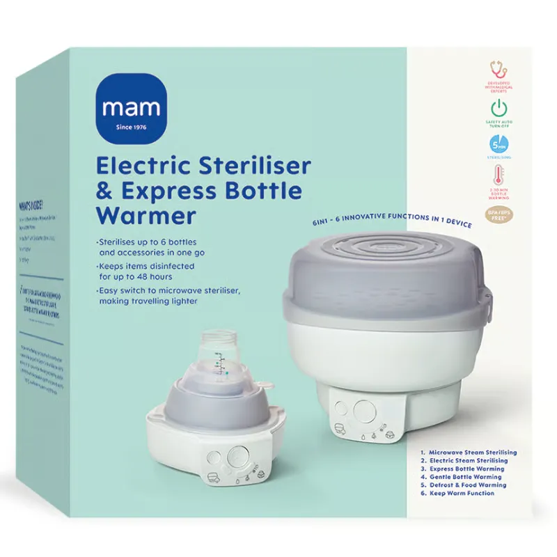 MAM 6in1 Electric Steriliser & Bottle Warmer (1 stk)