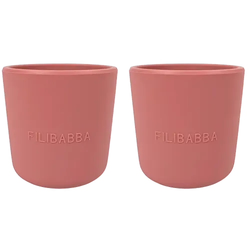 Filibabba Silikone Kop Rose (2 stk)