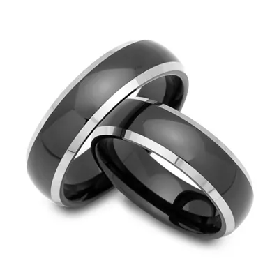 Vielsesringe i Tungsten - Ind & Udvendig lasergravering