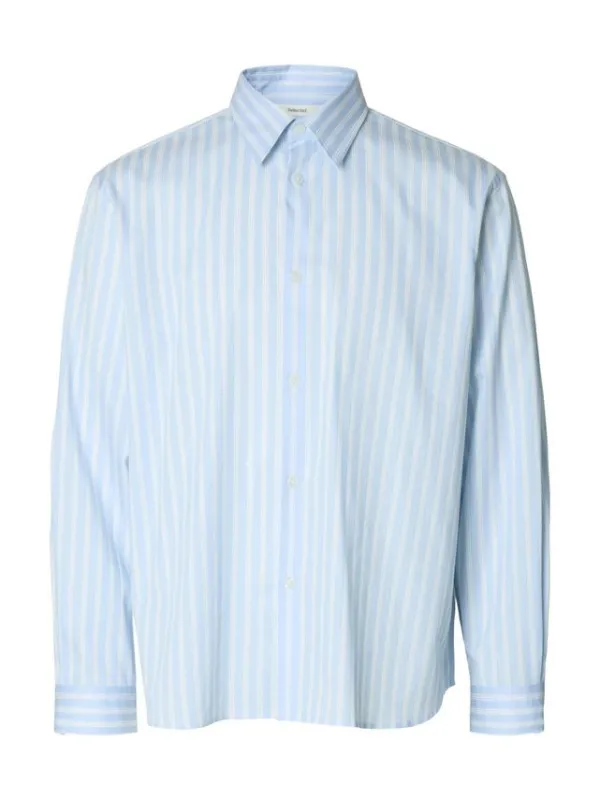 SLHRLXGEORGE DOBBY LS SHIRT