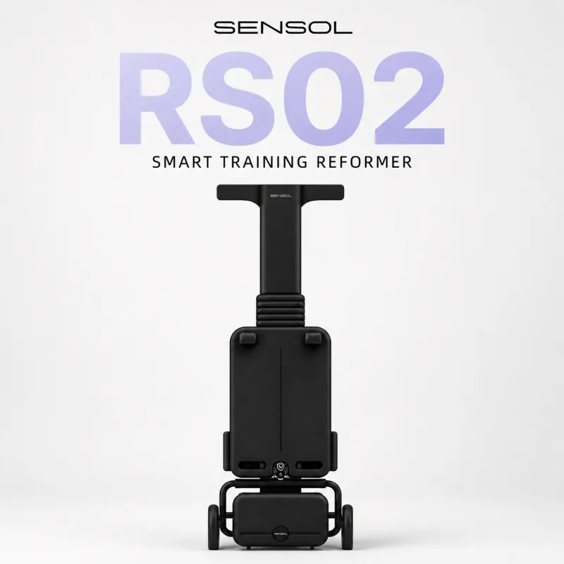 Sensol Smart Pilates Reformer RS2 Midnight Black
