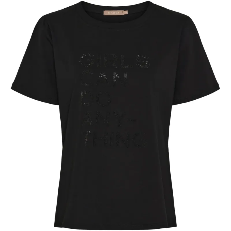 Marta du Chateau dame T-Shirt MdcSunshine 38188M - Black