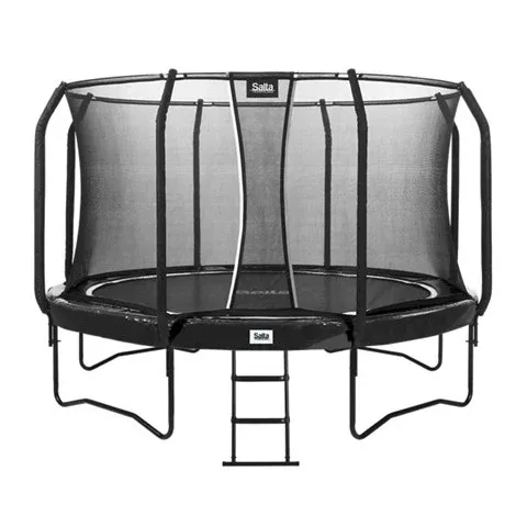 Salta Trampolin First Class Ø366 cm, sort inkl. stige & sikkerhedsnet