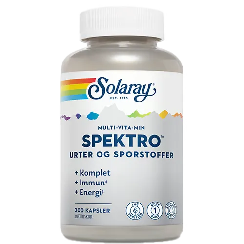 Solaray Spektro Multi-Vita-Min (200 kapsler)