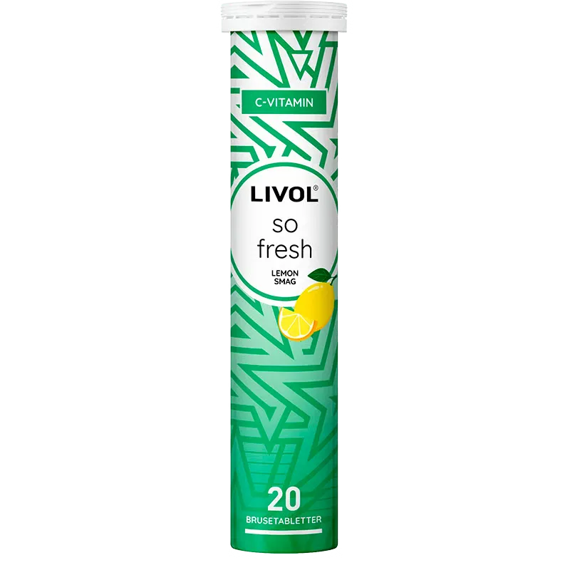 Livol Brusetablet So Fresh m. citron smag (20 tabl)