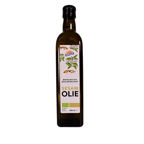 Sesamolie Øko. - 500 ml.