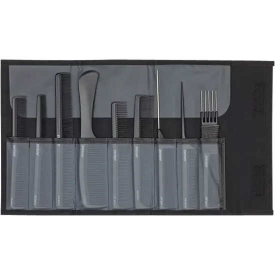 Jaguar Comb Set Black 9 stk.