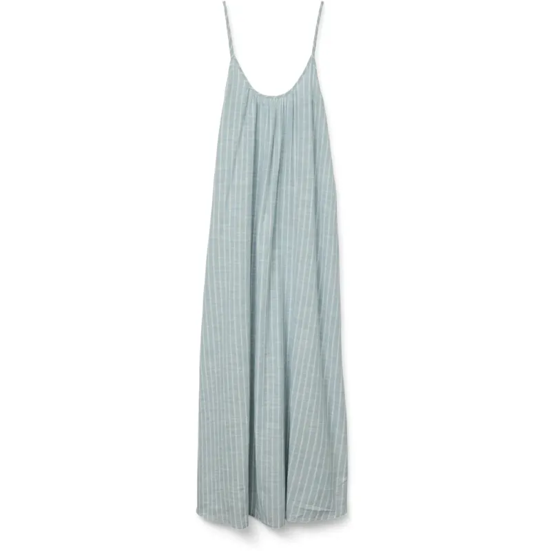 VERO MODA dame kjole VMKAORI - Tourmaline CLOUD DANCER