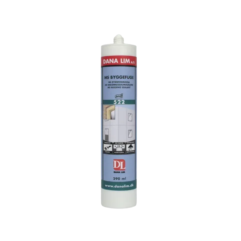 Proff Ms Byggefuge 522 Sort 290 ml