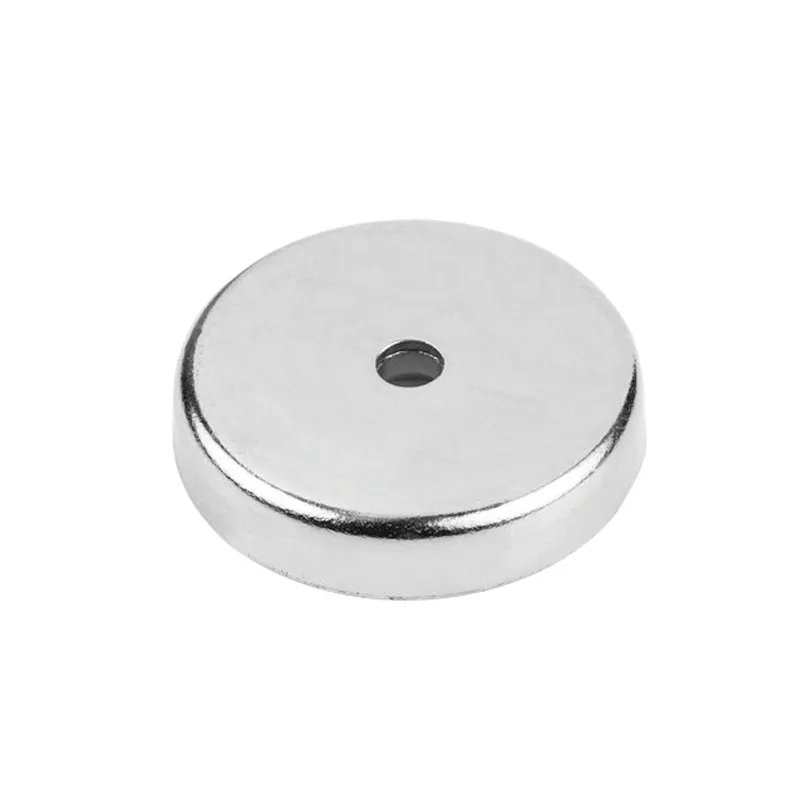 Ferrit pottemagnet Ø40 mm med Ø5,5 mm hul (85N)