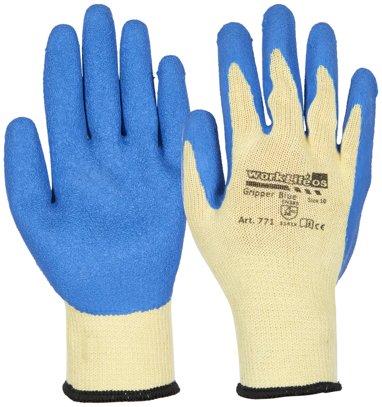 Worklife Gripper Blue handske latex halvdyp 771-8