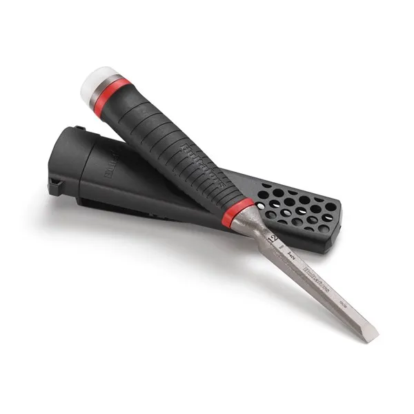 Stemmejern I-profil HDC 12 med skede, 12 mm bredde