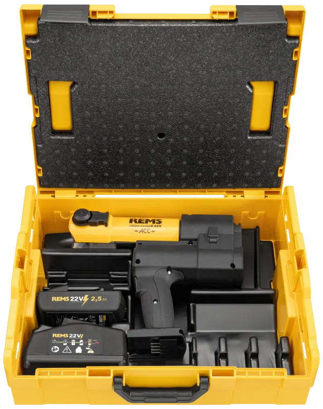 REMS AkkuPress E 22V BasicPack pressværktøj L-Boxx