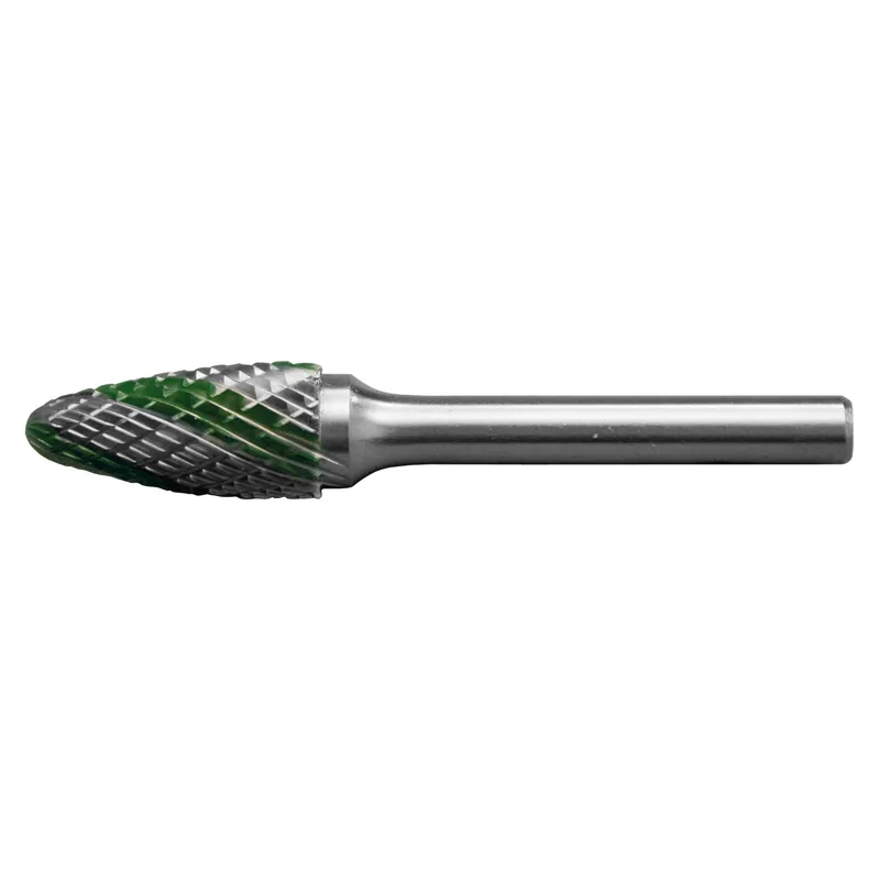 Fræsestift HM Ø8x18 mm form F (Speedcut) med Ø6 mm skaft
