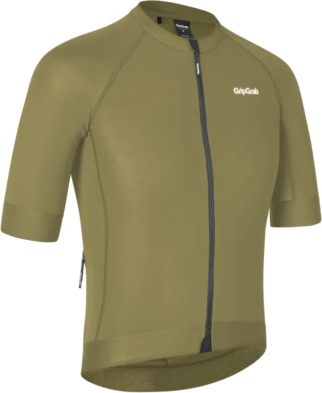 GripGrab PACR Kortærmet Cykeltrøje - Olive Green