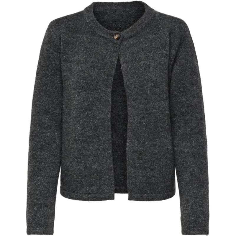ONLY dame cardigan ONLALTOS - Dark grey melange
