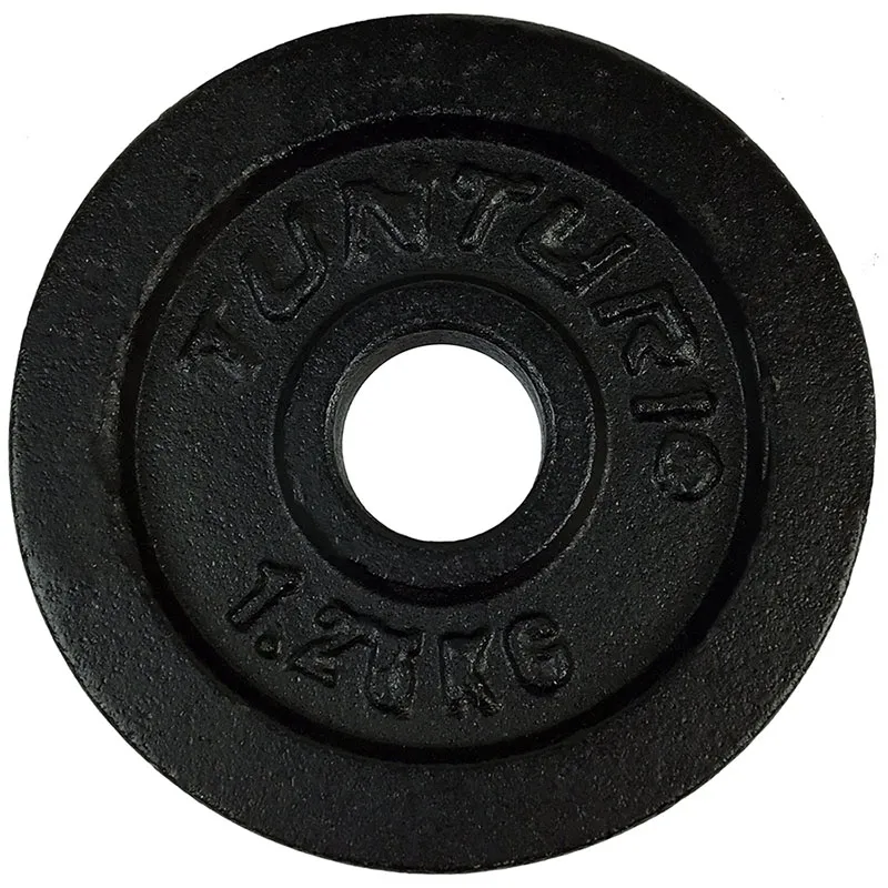 Tunturi Støbejern Ø30 Vægtskiver - 2 x 1,25 kg