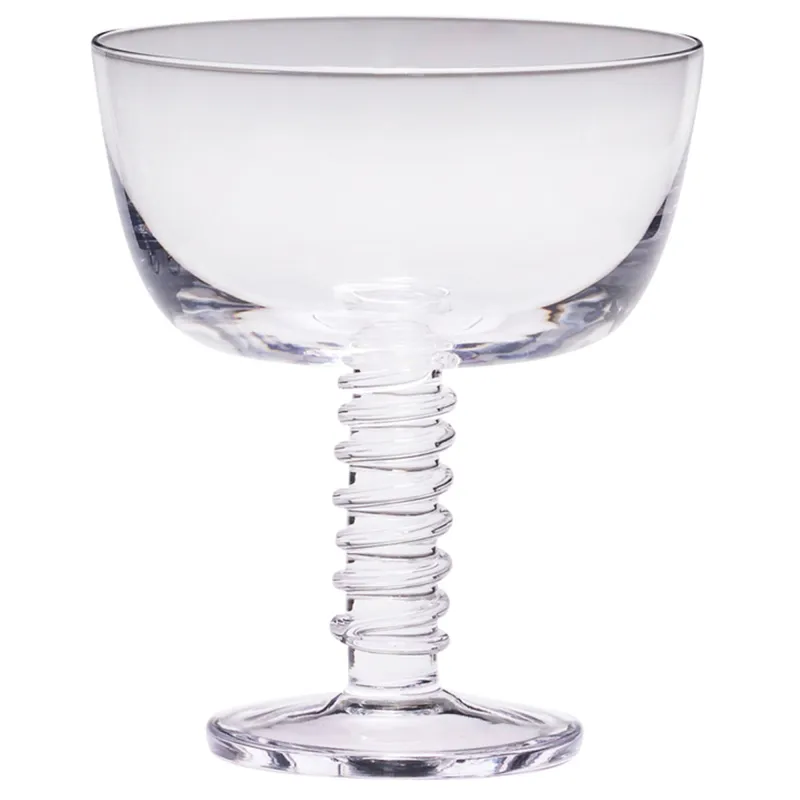 Hübsch Clink Champagneglas, klar