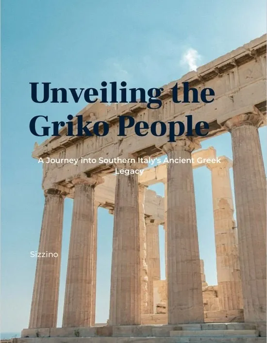 Unveiling the  Griko People - A Journey into Southern Italy's Ancient Greek  Legacy