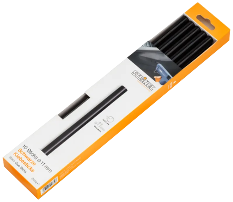 Steinel limstifter ø11×250mm sort, 10stk