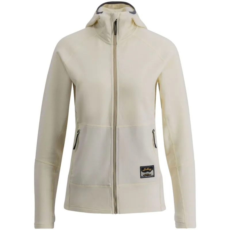Lundhags Tived Merino Hoodie W, mellemlag, dame, hvid