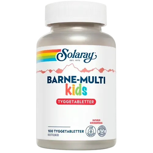 Solaray Barne-Multi tyggevitaminer til børn (100 tabletter)