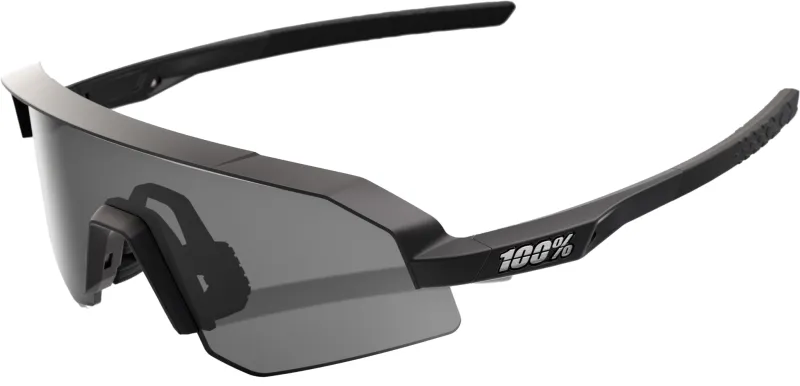 100% SLENDALE Cykelbriller – YOUTH Matte Black – Smoke Lens