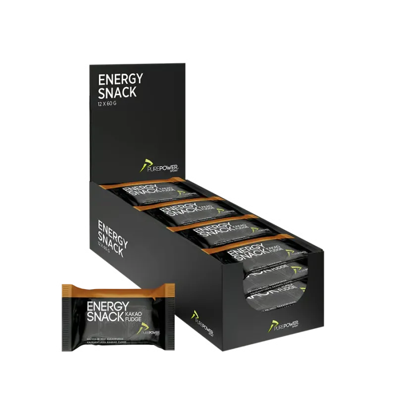 PurePower Energy Snack Kakao Fudge (12x60 g)