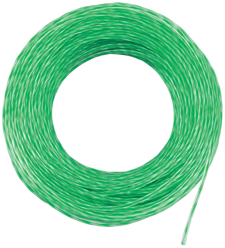 Tråd t/trimmerhoved, spiralformet, 2,0mm × 30 mtr