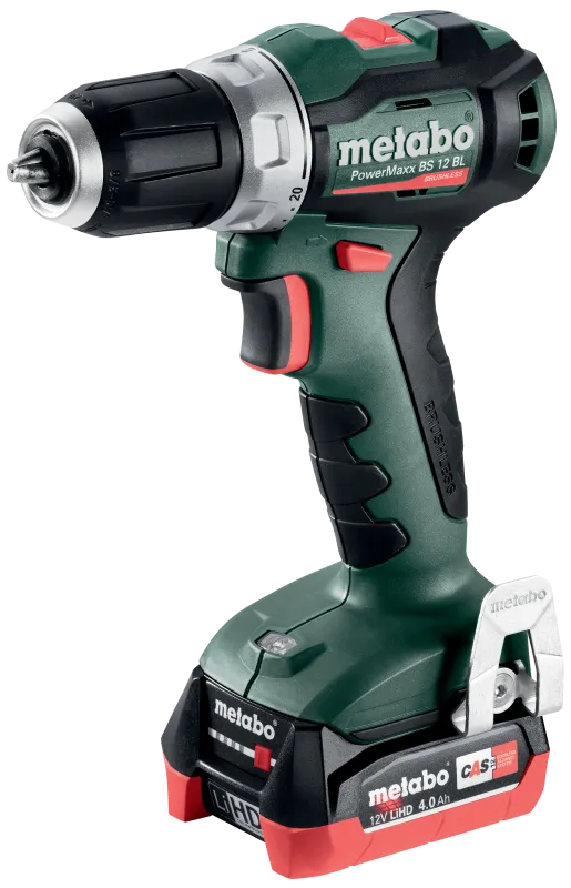 Skruemaskine PowerMaxx BS 12 BL 2×12V/4,0Ah