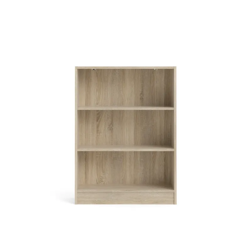 TVILUM Basic bogkasse - egetræsstruktur, m. 2 hylder(H:107,2cm x79cm x 26,72cm)