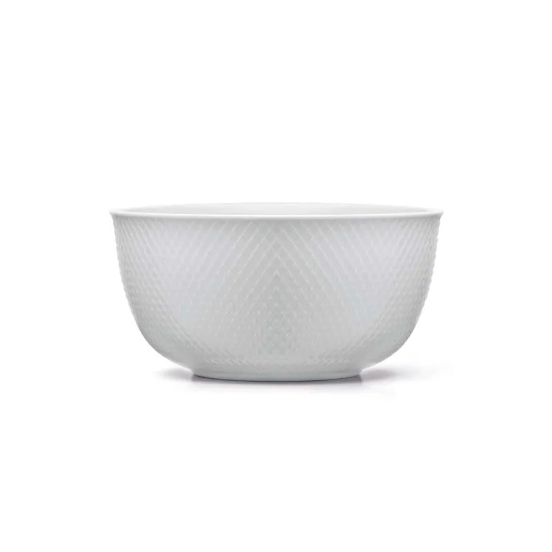 Lyngby porcelæn Rhombe serveringsskål Ø 22 cm.