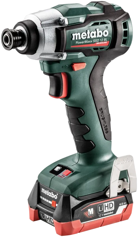 Slagskruemaskine PowerMaxx SSD12 BL m/2×12V/4,0Ah