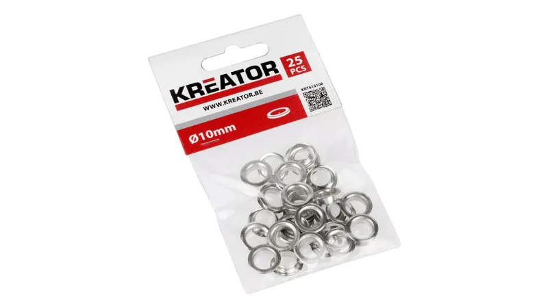 Presenningsøjer 10 mm 25 stk
