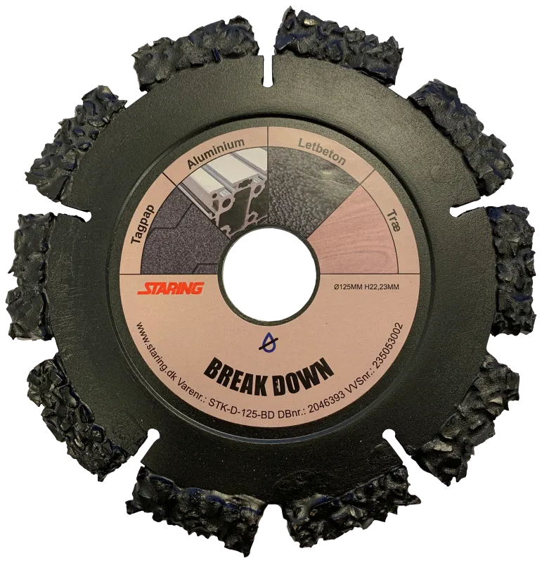 Staring diamantskæreskive 'Breakdown' ø125