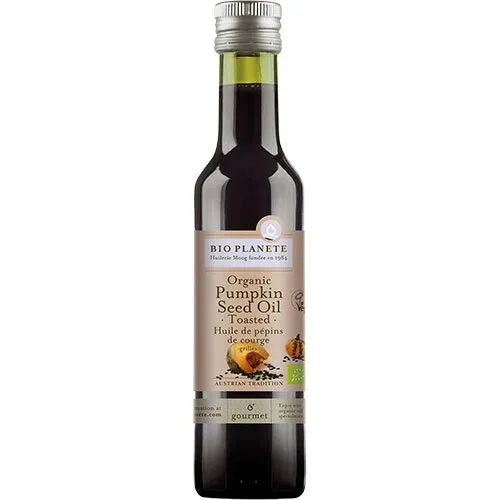 Græskarkerneolie (ristet) Øko. - 250 ml.