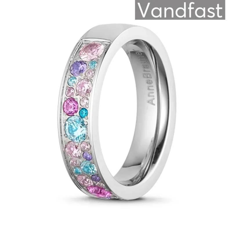 ANNEBRAUNER Sparkling Pink/Violet Ring