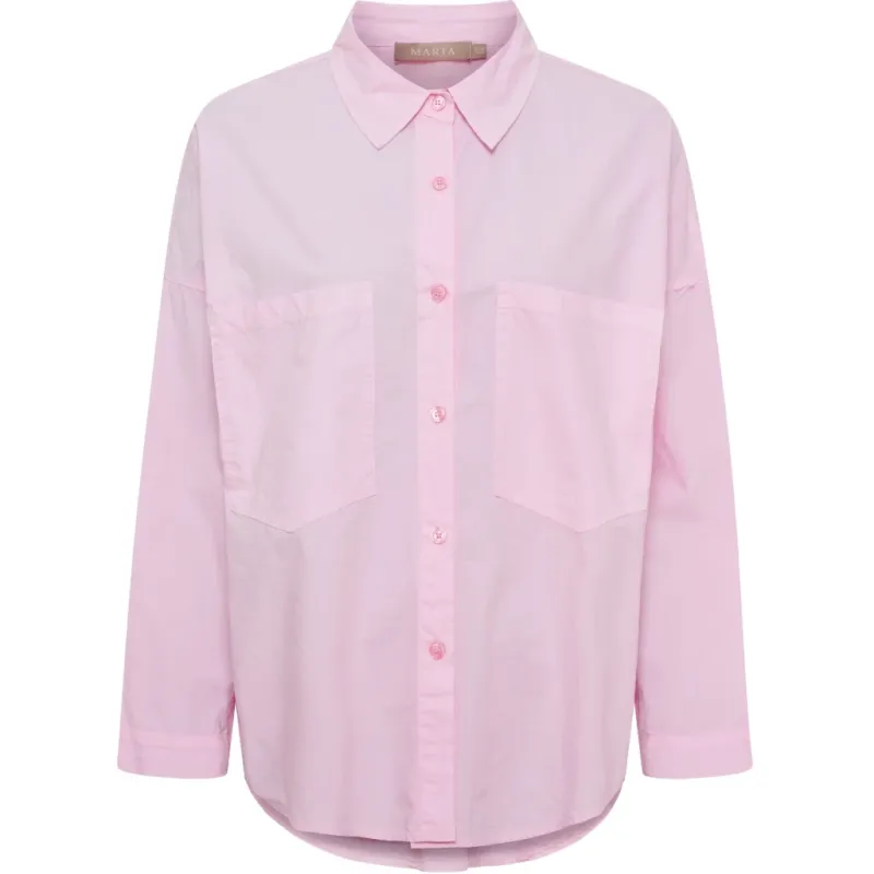 Marta du Chateau dame skjorte MdcCecile 85530 - Rosa13-2808