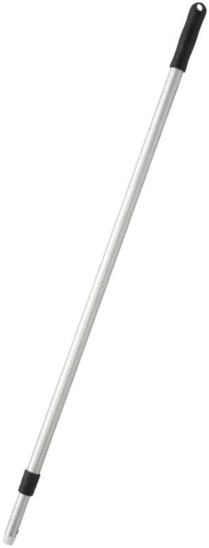 Teleskopskaft m/gevind, ø26×1005-1800 mm, alu/sort