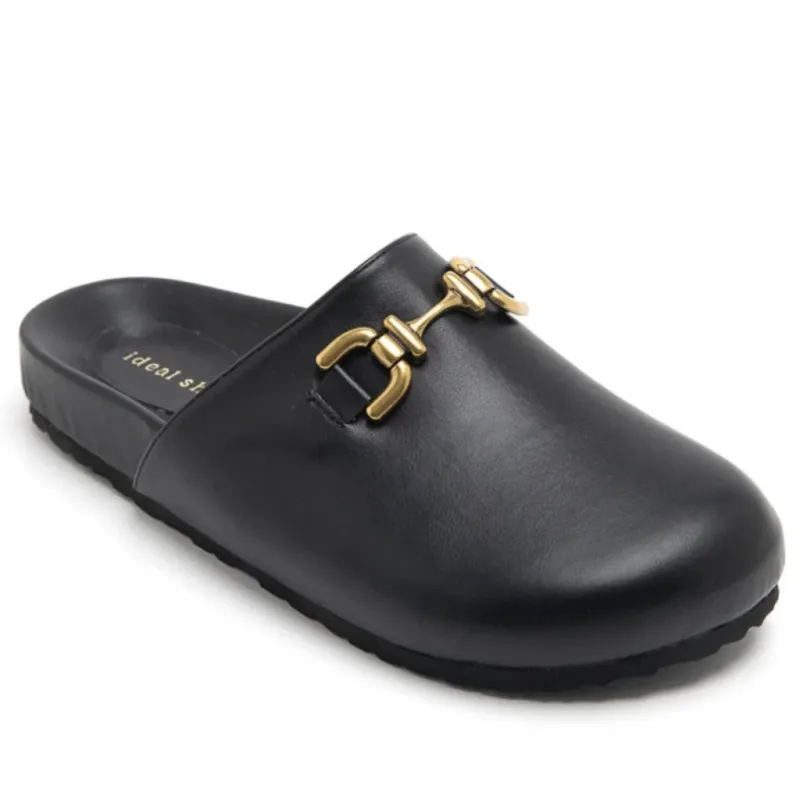 Alva Dame sko 8078 - Black PU