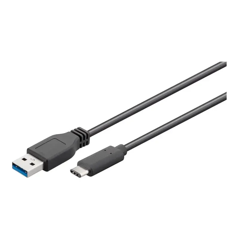 USB 3.0 til USB-C kabel. Goobay. Synk & opladning. Sort. 15cm.
