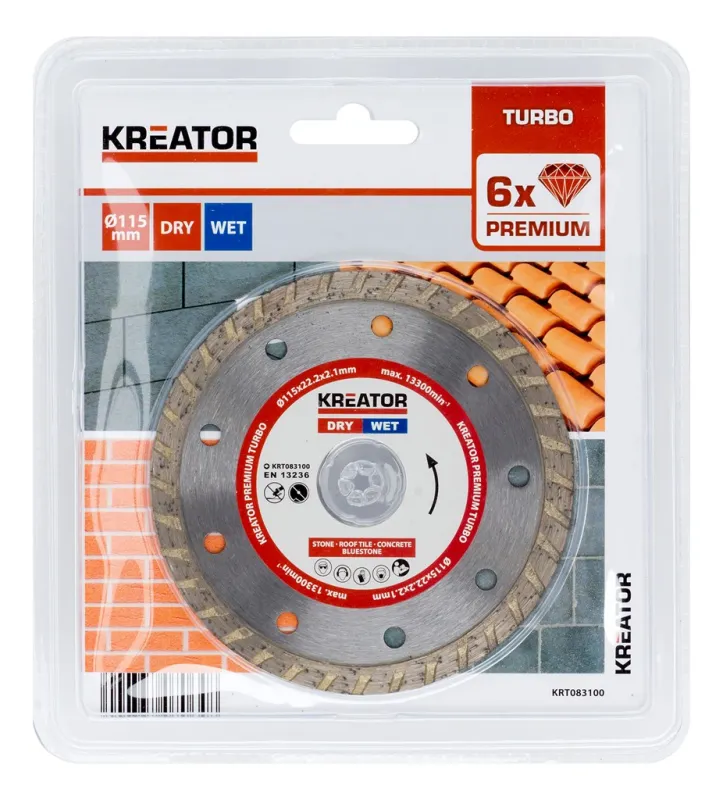 Diamant skæreskive 115 mm TURBO