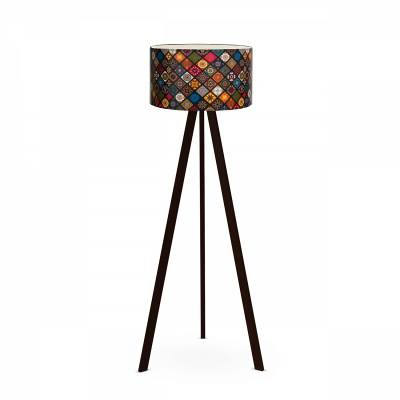 LUMI Lodi gulvlampe - multifarvet PVC og MDF