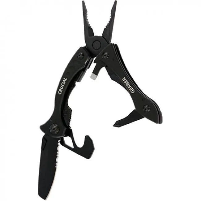 Gerber Crucial Multi-Tool w/Strap Cutter, multitool, sort