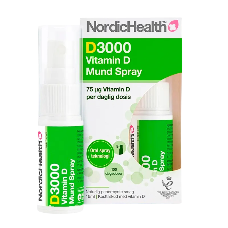 NordicHealth D3000 D3-vitaminspray (15 ml)
