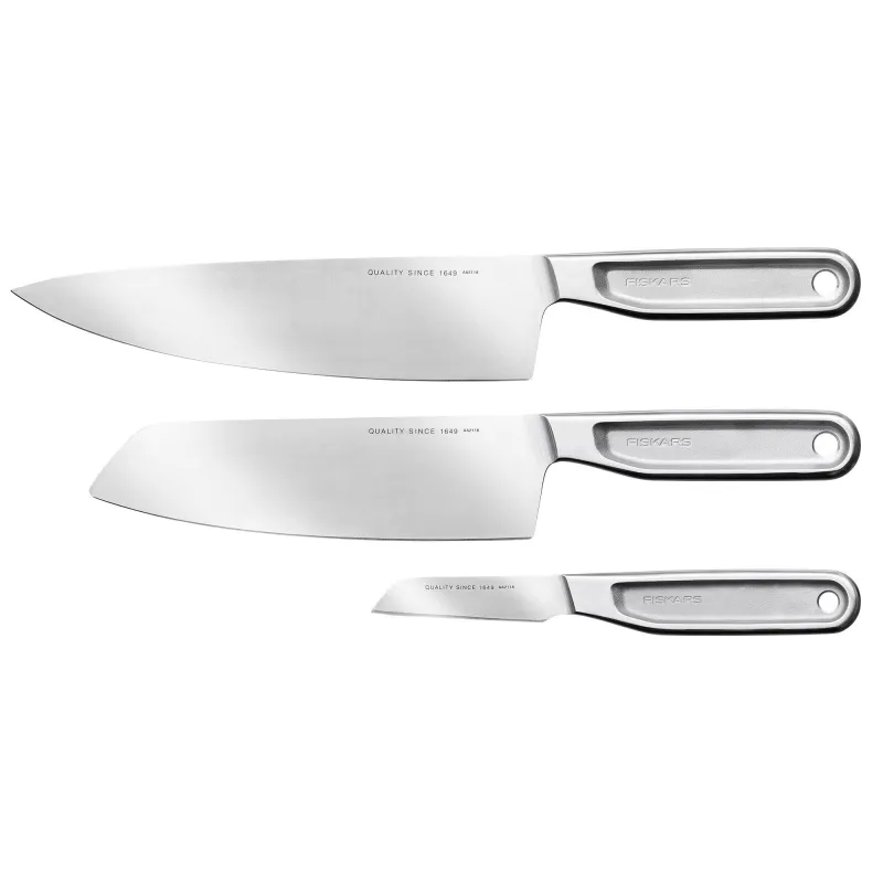 Fiskars Knivssæt All Steel 3-Dele