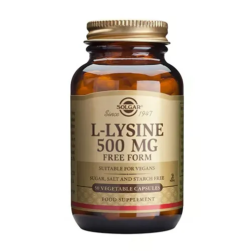 Solgar L-Lysin aminosyre 500 mg (50 kap)