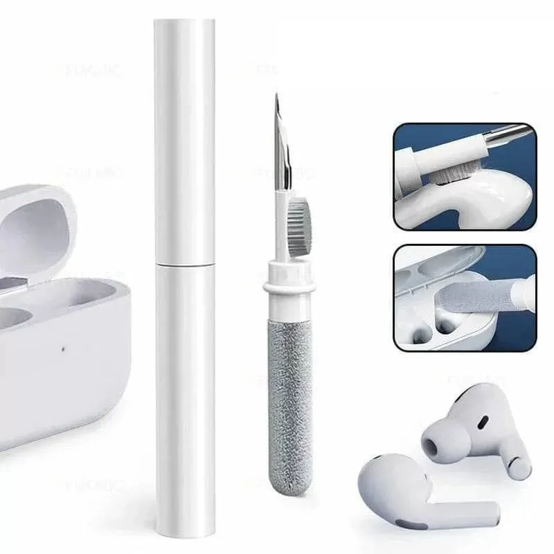 3-i-1 Multi Rensesæt til AirPods, Airpods Opladningsetui mm